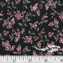 Yoryu Floral Print Polyester Fabric 048426 light pink