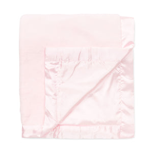 Pink baby blanket