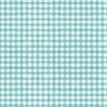 Sunflower Sweet Collection Gingham Cotton Fabric light teal