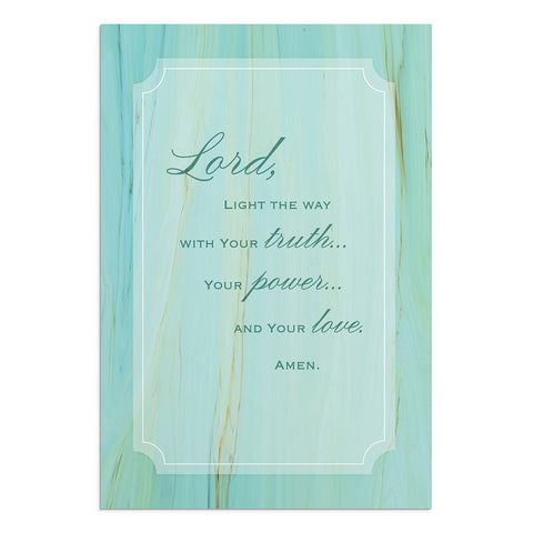 Light the Way Card outside