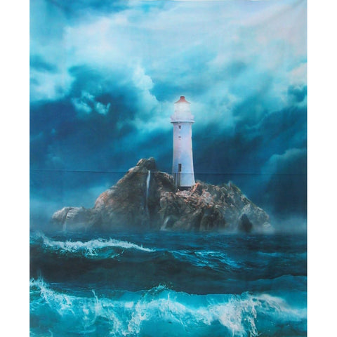 Lighthouse in the Storm Cotton Craft Panel 117982