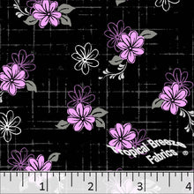 Standard Weave Floral Print Dress Fabric 6157 lilac