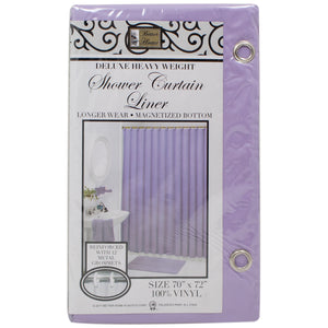 Light purple shower curtain