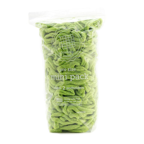 Lime green loops