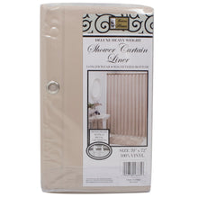Linen shower curtain