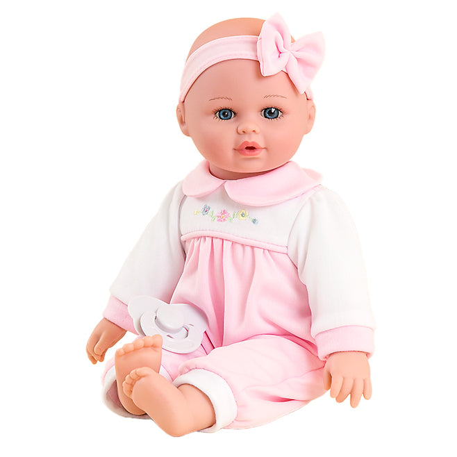Newborn Baby Doll White Hand Crochet Dress One Piece Underwear Socks Soft  Body
