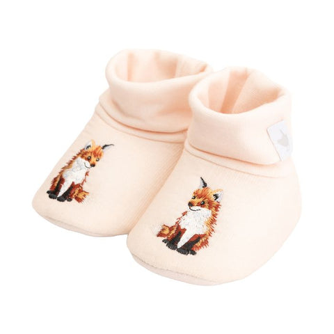 little forest, Baby's Embroidered Bootie LTW
