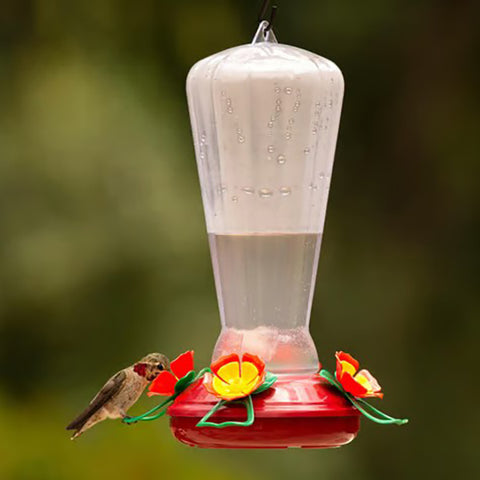 Hummingbird 25 oz Plastic Nectar Bird Feeder 65064