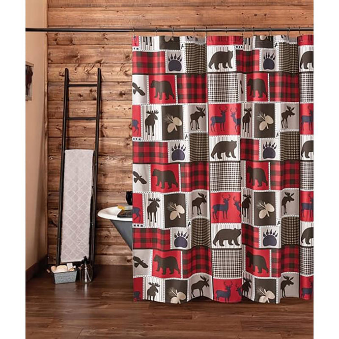 Lodge Life Shower curtain