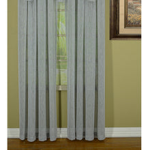 Long gray curtain panels