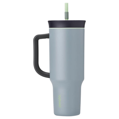 Owala 40 oz Straw Tumbler Mug in lost valley steel blue