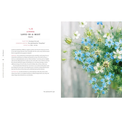 Love-in-a-Mist pages from Backyard Cutting Garden by Trisha Snyder