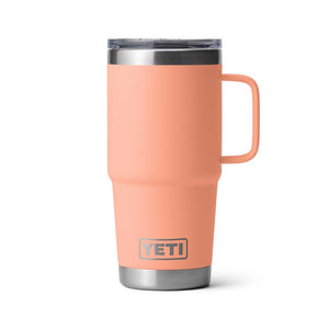 Lowcountry Peach Yeti Rambler 20 oz Travel Mug with Handle