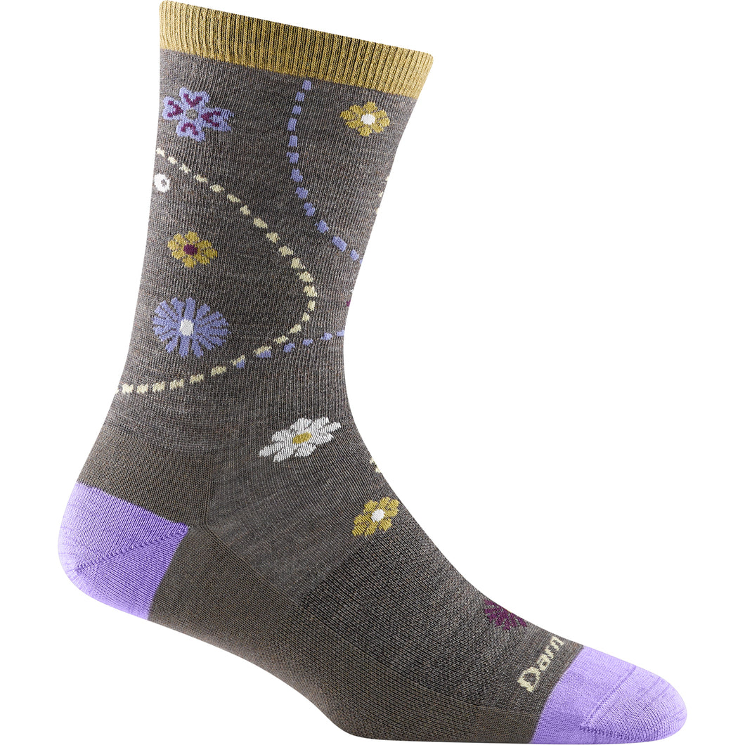 Darn Tough Women's Garden Crew Sock 1610 morel