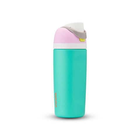 Owala FreeSip Children's 16 oz water bottle in make waves sea green