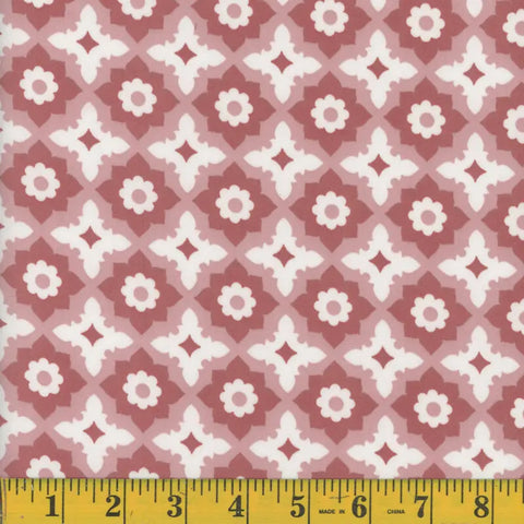 mauve, DTY Brushed Patterned Fabric 135