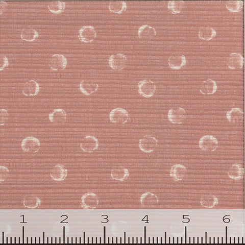 mauve, Fashion Print Rib Knit Fabric CA-197