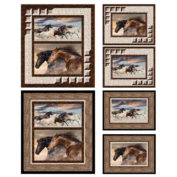 Northcott Mavericks Horses Pattern PTN2670 – Good's Store Online