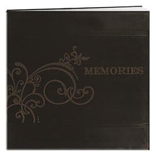 Brown Embroidered Scroll Scrapbook MB-10EMP