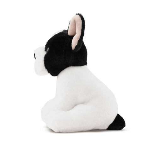 French Bulldog Puppy Black & White Plush Stuffed Animal Toy AN776
