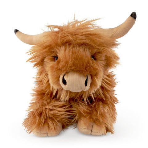 Lying Highland Cow Plush Stuffed Animal Toy AN777
