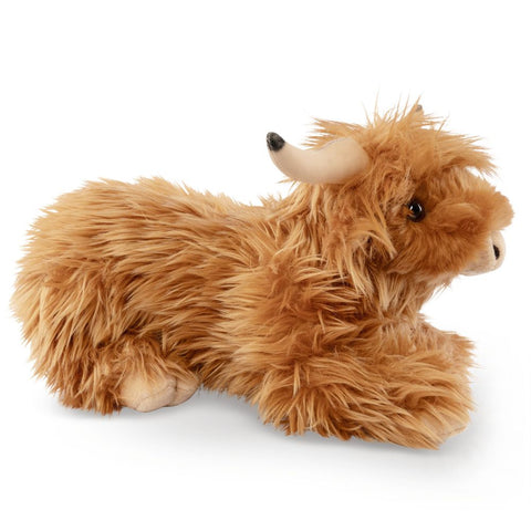 Lying Highland Cow Plush Stuffed Animal Toy AN777