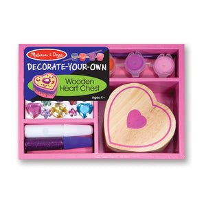 Melissa & Doug decorate your own heart shaped box
