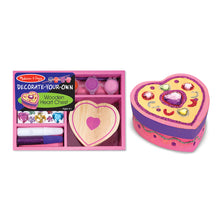 Melissa & Doug decorate your own heart shaped box