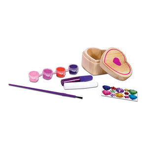 Melissa & Doug decorate your own heart shaped box