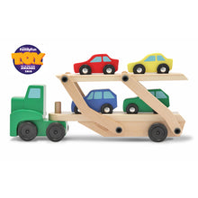 Melissa and Doug car carrier toy