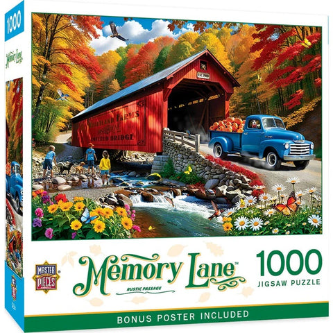 Memory lane puzzle-Rustic passage 1000 Piece Puzzle 72564  Front of box