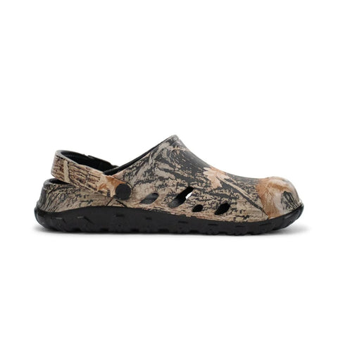 Side view ofWestern Chief men's Easies Wildwood Camo Clog