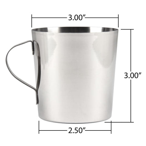 Stainless steel mug