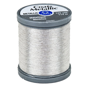 Silver metallic thread