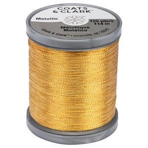 Gold metallic thread