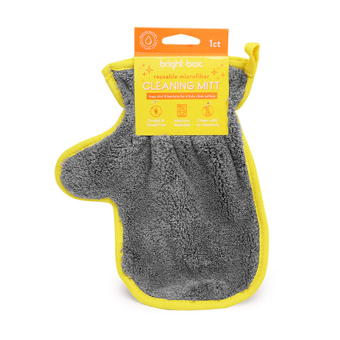 Bright Box Reusable Microfiber Cleaning Mitt