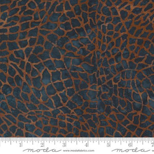 Blue Ridge Batiks Cotton Fabric 4367 midnight crackle