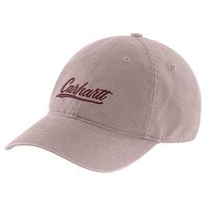 Women's Canvas Script Graphic Cap 105247-V61 Mink