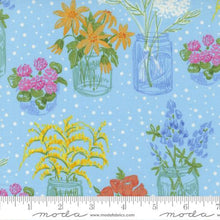 Wild Blossoms Collection Canning Jars Cotton Fabric 48734 mist
