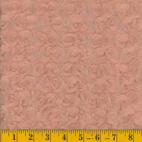 misty rose, Rose Plush Polar Fleece Fabric