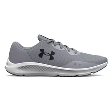 Under Armour men's Charged Pursuit 3 running shoe in mod gray and black