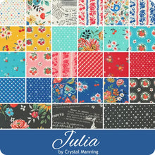 Julia Collection Cotton Fabric Jelly Roll Sample Images