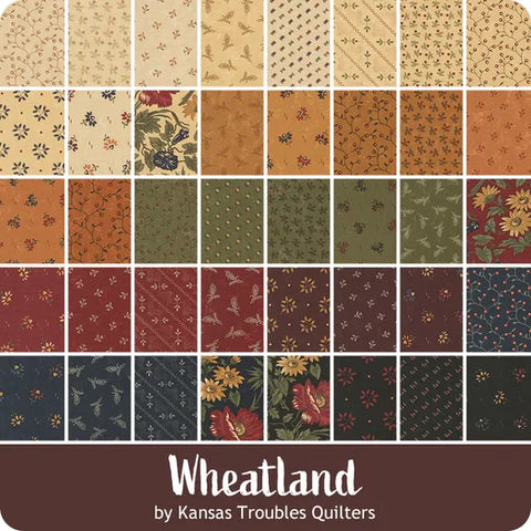 Wheatland Collection Cotton Fabric Jelly Roll 9790JR