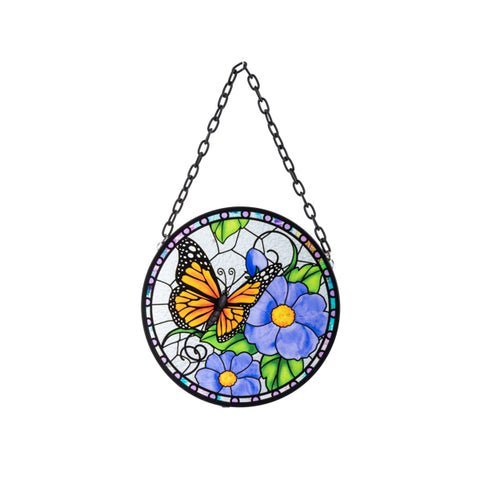 monarch butterfly, Nature Mosaic Ornaments ER790