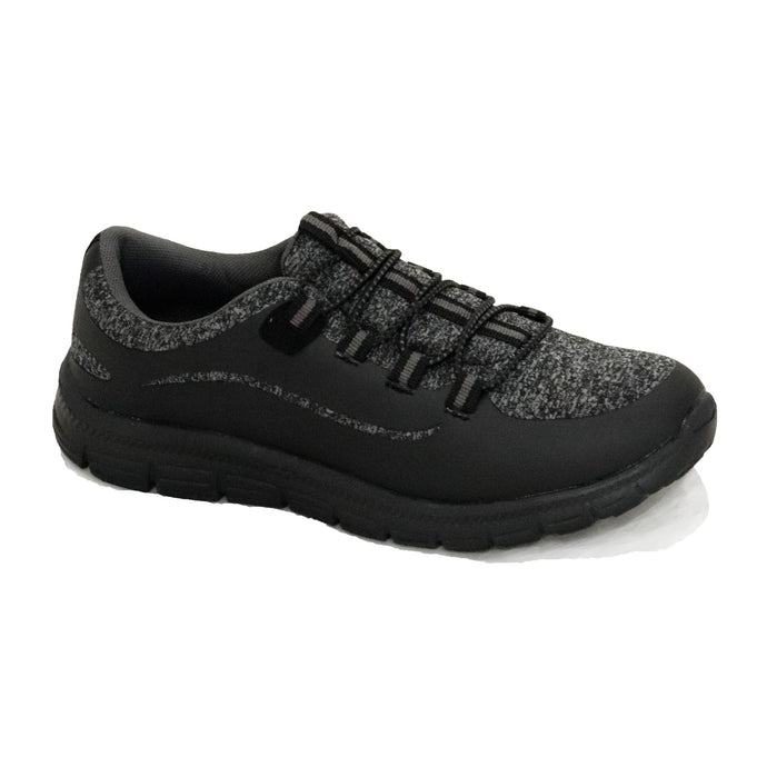 Women's lightweight black sneaker