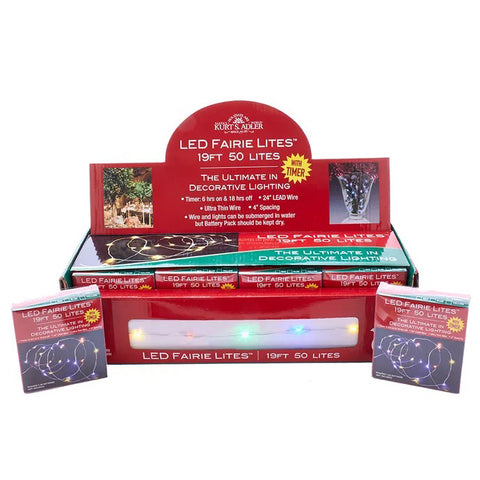 Multicolor LED Clear Wire Fairy Lights CM5534