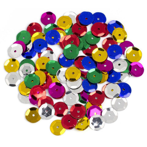 Multi colored sequins