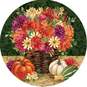 Fall and Winter Accent Magnets mums basket