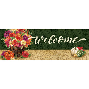 Fall and Winter Signature Signs mums basket