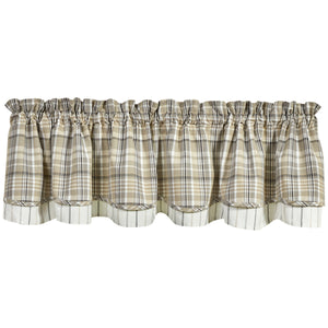 Lined, Layered Valance, Murray Curtains 4929